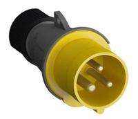 2cma101974r1000-232ep4 Amphenol Industrial, Easy & Safe IP44 Yellow Cable Mount 2P + E Industrial Power Plug, Rated At 32A, 110 V
