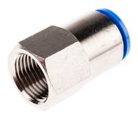 qsf-12-16-b Festo QS Series Straight Threaded Adaptor, G 1/2 Female to Push In 16 mm, Threaded-to-Tube Connection Style, 190654