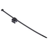 156-04602-t50rosec19-pa66hspa66hirhs-bk HellermannTyton Cable Tie Assemblies, Black Polyamide 6.6 (PA66), Pk-100