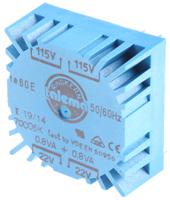 70005k Nuvotem Talema 115 V ac, 230 V ac, 2 x 22V ac Toroidal Transformer, 1.6VA 2 Output