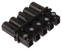 9295440531 Wieland GST18i5 Series Mini Connector, 5-Pole, Male, Cable Mount, 20A, IP20