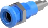 643042-23 Staubli Blue Socket Test Socket, Solder Termination, 25A, 30V ac, Nickel Plating