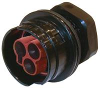 thb406a1b Techno, TH406 Nylon 66 Terminal Block Housing, Panel Mount