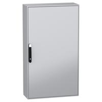 nsysm12830 Schneider Electric PanelSeT SM Series Sheet Steel Single-Door-Door Floor Standing Enclosure, Opaque Door, IP55, 1200 x