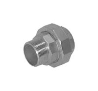 826-7135 RS PRO Stainless Steel Pipe Fitting, Straight Octagon Union, Male R 3/4in x Female Rc 3/4in