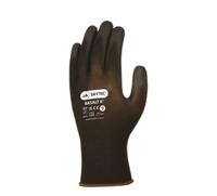 sky41 Skytec Black Nylon Nylon Work Gloves, Size 10, Polyurethane Coating