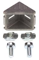 3842523511 Bosch Rexroth M4 Angle Bracket, Connecting Component, Strut Profile 20 mm, Groove Size 6mm