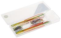 sks-140 SKS-140, 5.08mm Insulated (PVC), Uninsulated (2.54 mm) Phosphor Bronze Breadboard Jumper Wire Kit in Blue, Brown,