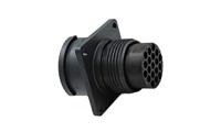 fls014n12s03 Amphenol Industrial Circular Connector, 12 Contacts, Flange, Standard Connector, Socket, Female, IP67, IP68, IP69K,