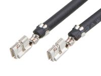 2196541121 Molex Female Micro-One to Female Micro-One Crimped Wire, 75, 22, Black