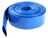 235-7437 RS PRO PVC, Hose Pipe, 38mm ID, 43.2mm OD, Blue, 10m