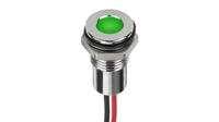 220-8964 RS PRO Green, Red, Yellow Panel Mount Indicator, 24V dc, 8mm Mounting Hole Size, Lead Wires Termination, IP67