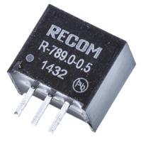 r-7890-05 Recom Switching Regulator, Through Hole, 9V dc Output Voltage, 11 → 32V dc Input Voltage, 500mA Output Current,