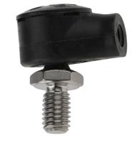 084255r Camloc Nylon M6 x 1 Ball and Socket Joint, 18mm x 24.5mm