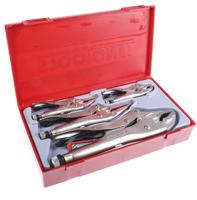 ttvg05 Teng Tools 5-Piece Locking Plier Set, 250 mm Overall