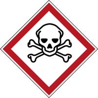 834188 Polyester Fire Safety Label, None With Pictogram Only Text Self-Adhesive