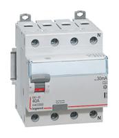 4-117-61 Legrand 4117 RCD, 63A, 3+N Pole, 30mA, Type A