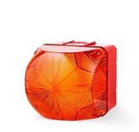 874161408 AUER Signal Q Series Series Orange Multiple Effect Beacon, 48 V, Tube Mounted, LED Bulb, IP66