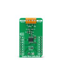 mikroe-4225 MikroElektronika Single Wire CAN Click NCV7356D1R2G Sensor Add-On Board for Industrial Equipment MIKROE-4225
