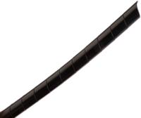 161-44200-sbpav09-pa6v0-bk HellermannTyton Spiral Wrap, I.D 9mm, 100mm PA 6 nylon SBPAV0 Series