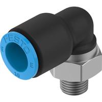 npqe-l-r18-q10-f1a-p10 Festo NPQE-L Series Push-in Fitting, Push In 10 mm to Push In 10 mm, Threaded-to-Tube Connection Style,