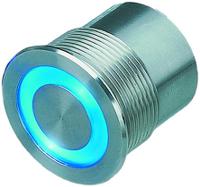 12413670 Schurter Illuminated Piezo Switch, Latching, SPDT, IK02, IP67, IP69K, , 100 mA, -40 → +85°C