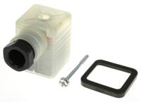 934411002-gdml-2016-led-24-gb-black Hirschmann GDML 2P+E DIN 43650 A, Female Solenoid Valve Connector with Indicator Light, 24 V Voltage