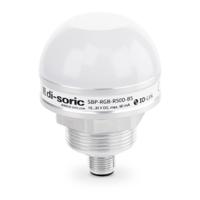 sbp-rgb-r50d-b5 Di-Soric SBP-RGB Point Series Blue, Green, Orange, Red, White, Yellow Signal Tower, 8 Lights, 18 → 30 V,