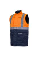 1666-l Bodywarmer FR AST Quilted Cotton Lining