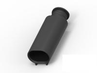 1-967570-1 TE Connectivity, MQS Connector Housing Plug Black Cable Mount 2 Way, Wire Termination