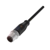 bcc0e6n BALLUFF Male 4 way M12 to Male 4 way Unterminated Sensor Actuator Cable, 1 m