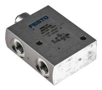 vmef-st-m32-m-g18 Festo Plunger 3/2 Pneumatic Manual Control Valve VMEF Series, G 1/8, 1/8in, 8031295