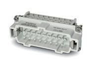 c14610a0160021 Amphenol Industrial Heavy Duty Power Connector Insert, 16A, Male, C146 Series, 16 Contacts