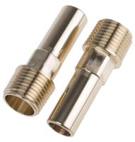 mm051504n JG Speedfit Brass Pipe Fitting, Straight Push Fit Stem Adapter, Male R 1/2in 15mm