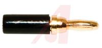 bu-p3690-0 Mueller Electric Black Male Banana Plug, 5A