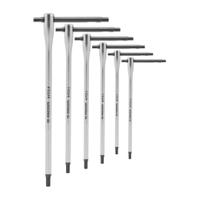 84tcdj6 Facom 6 piece T Shape Metric Hex Key Set, 2.5 - 3 - 4 - 5 - 6 - 8mm