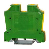 262-4215 RS PRO 1-Way DIN Rail Earth Terminal Block, 25mm², 14 → 4 AWG Wire, Spring, PA 66 Housing