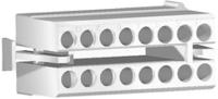 1-480438-0 TE Connectivity, Commercial MATE-N-LOK Male Connector Housing, 4.95mm Pitch, 16 Way, 2 Row
