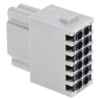 09140122734 HARTING Heavy Duty Power Connector Module, 10A, Female, Han-Modular Series, 12 Contacts