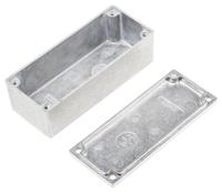 27969psla Hammond Eddystone Series Natural Die Cast Aluminium Enclosure, IP54, Natural Lid, 92 x 38 x 31mm