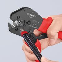 97-52-18 Knipex 97 Hand Ratcheting Crimp Tool for Twin Bootlace Ferrule, 2 x 6 → 16mm² Wire