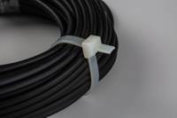 811-1559 RS PRO Cable Tie, 750mm x 7.5 mm, Natural Nylon, Pk-100