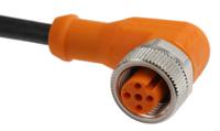 evc005 ifm electronic Female 4 way M12 to Unterminated Sensor Actuator Cable, 5m