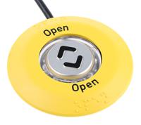 56140203002505005561491 EAO Illuminated Push Button Switch, Momentary, Panel Mount, SPST, Yellow LED, IP65, IP67