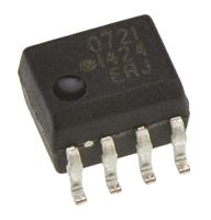hcpl-0721-000e Broadcom, HCPL-0721-000E DC Input Transistor Output Optocoupler, Surface Mount, 8-Pin SOIC