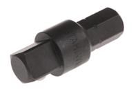 32210001 STAHLWILLE 3/8 in Square Adapter, 38 mm Overall