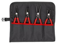 00-19-57-v01 Knipex 4-Piece Circlip Plier Set, Angled, Straight Tip, 315 mm Overall
