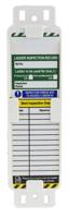lad-gb-eith-l12-a Brady Laddertag Series Red on White Safety Ladder Tag, English Language, 1 per Pack