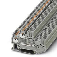 3212439 Phoenix Contact  5/S/2P, PTTB 1 Series Grey, Double-Level, Plug In Termination
