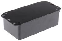 bim2005ip-blk CAMDENBOSS Series 2000 Series Black ABS Enclosure, IP65, Flanged, Black Lid, 170 x 80 x 50mm